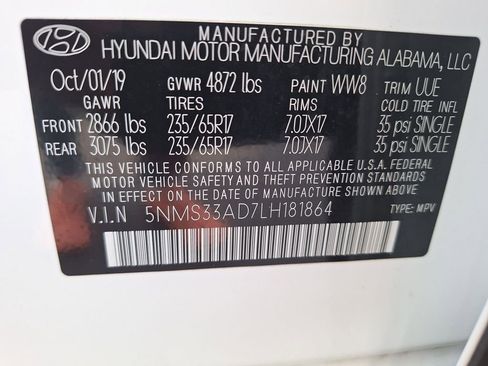 Used 2020 Hyundai Santa Fe SEL image 33