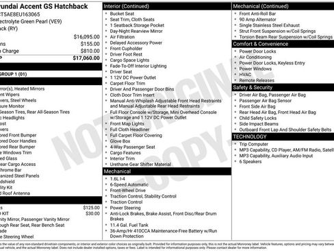 Used 2014 Hyundai Accent GS FWD image 3