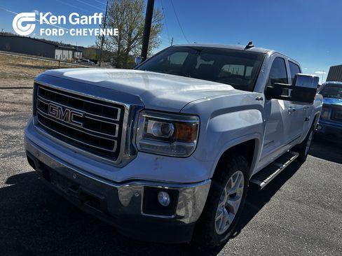 Used 2015 GMC Sierra 1500 SLT w/ SLT Crew Cab Value Package AWD/4WD image 1