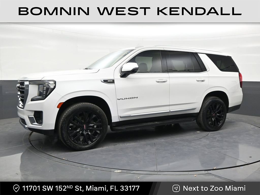 Used 2021 GMC Yukon SLT w/ SLT Premium Package RWD image 1
