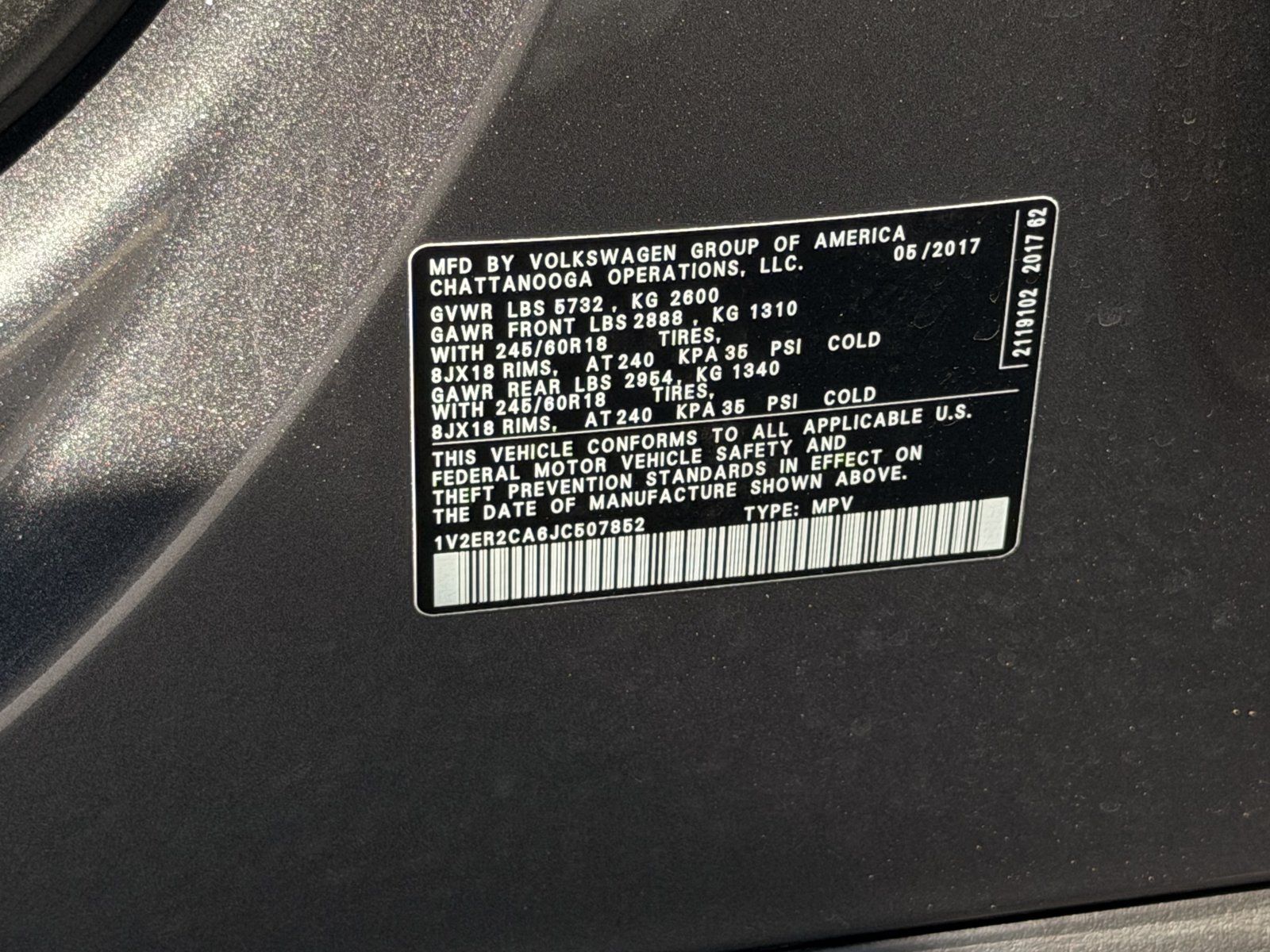 Used 2018 Volkswagen Atlas SEL FWD image 34