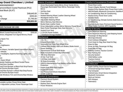Certified 2022 Jeep Grand Cherokee L Limited image 7