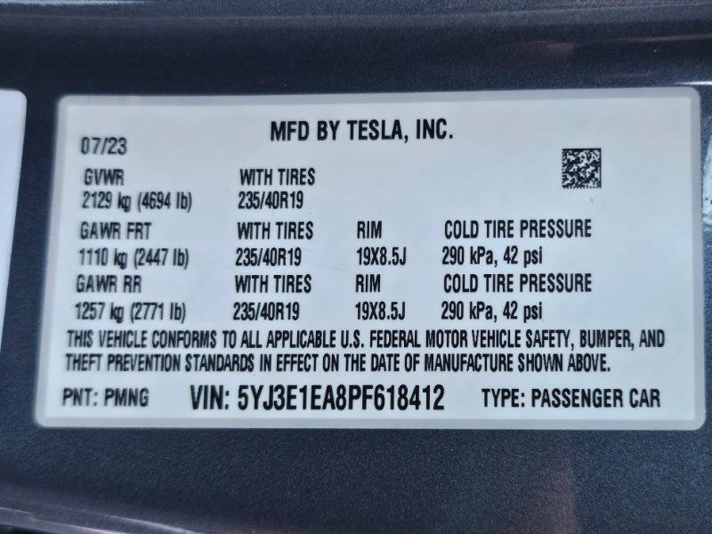 Used 2023 Tesla Model 3 Standard Range RWD image 34