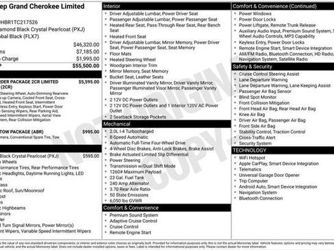 Used 2026 Jeep Grand Cherokee Limited AWD/4WD image 24