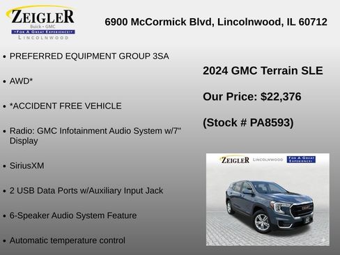 Used 2024 GMC Terrain SLE AWD/4WD image 6