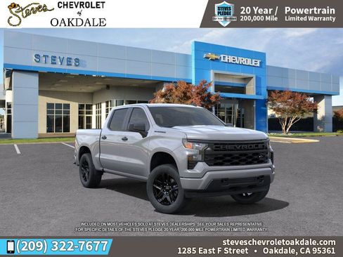 Used 2024 Chevrolet Silverado 1500 Custom w/ LPO, Dark Essentials Package image 1