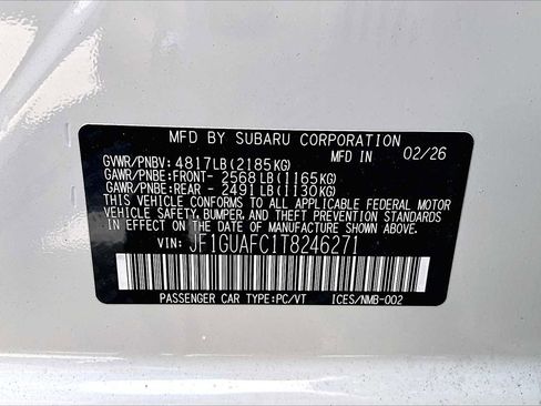 New 2026 Subaru Impreza 2.0i Sport AWD/4WD image 19