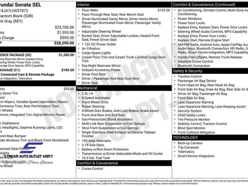 Used 2020 Hyundai Sonata SEL w/ Convenience Package image 36