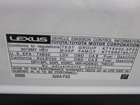 Used 2019 Lexus ES 300h Luxury image 76