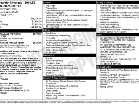 Used 2022 Chevrolet Silverado 1500 LTZ AWD/4WD image 29