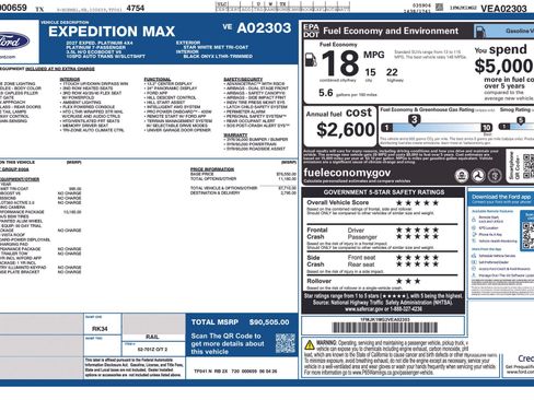 New 2027 Ford Expedition Max Platinum AWD/4WD image 8
