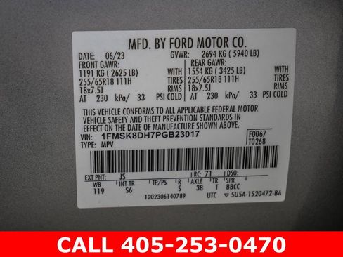 Used 2023 Ford Explorer XLT w/ Equipment Group 202A AWD/4WD image 44