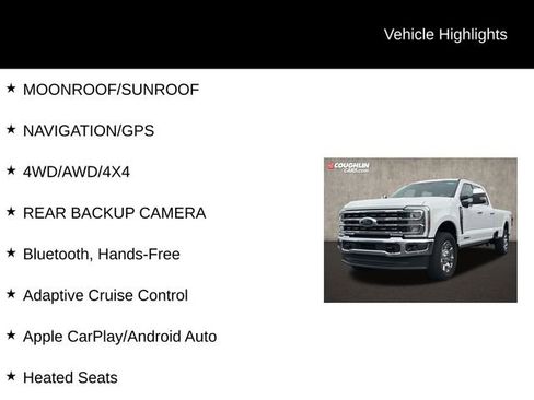 Used 2025 Ford F350 King Ranch w/ Chrome Package AWD/4WD image 2