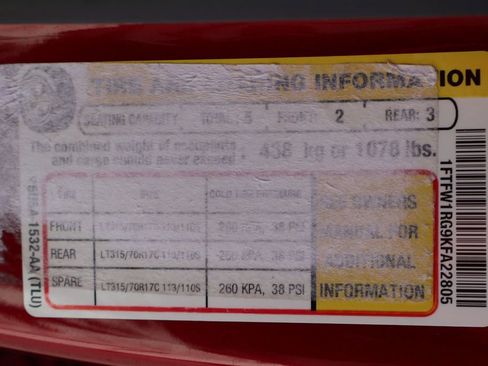 Used 2019 Ford F150 Raptor w/ Equipment Group 802A Luxury image 69