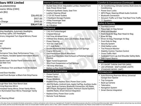 Used 2022 Subaru WRX Limited image 28