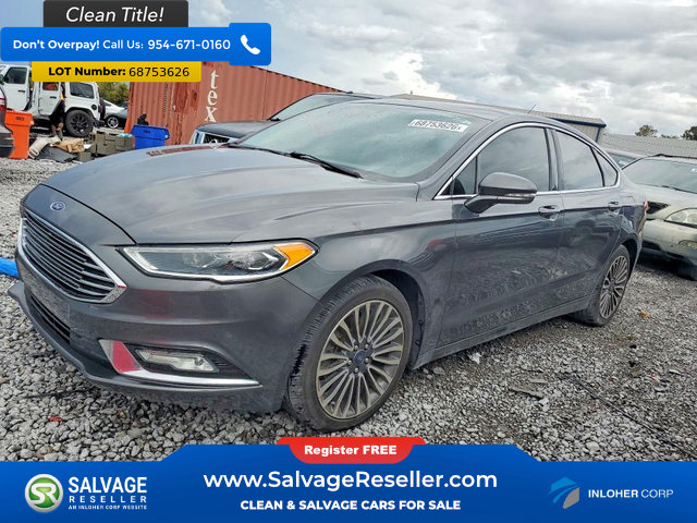 Used 2017 Ford Fusion SE w/ Fusion SE Technology Package FWD image 1