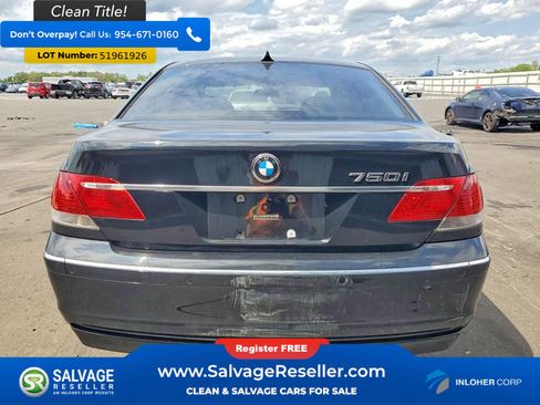 Used 2008 BMW 750i RWD image 8