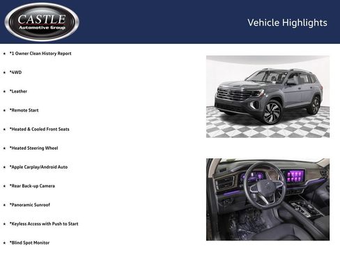 Used 2026 Volkswagen Atlas SEL AWD/4WD image 3