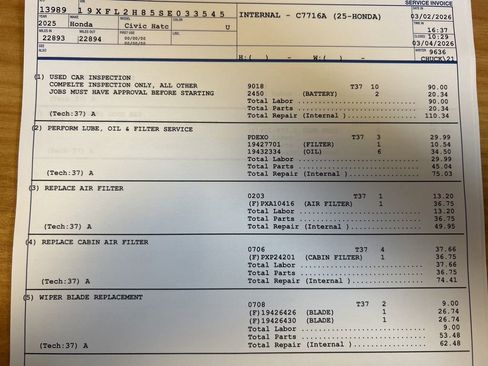 Used 2025 Honda Civic Sport image 15