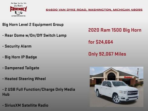 Used 2020 RAM 1500 Big Horn image 15