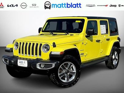 Used 2022 Jeep Wrangler Unlimited Sahara w/ LED Lighting Group