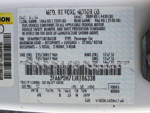 Used 2018 Ford Fusion SE w/ Fusion SE Technology Package image 40