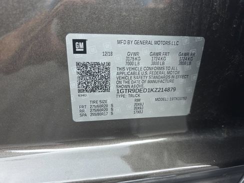 Used 2019 GMC Sierra 1500 SLT w/ SLT Premium Package AWD/4WD image 25