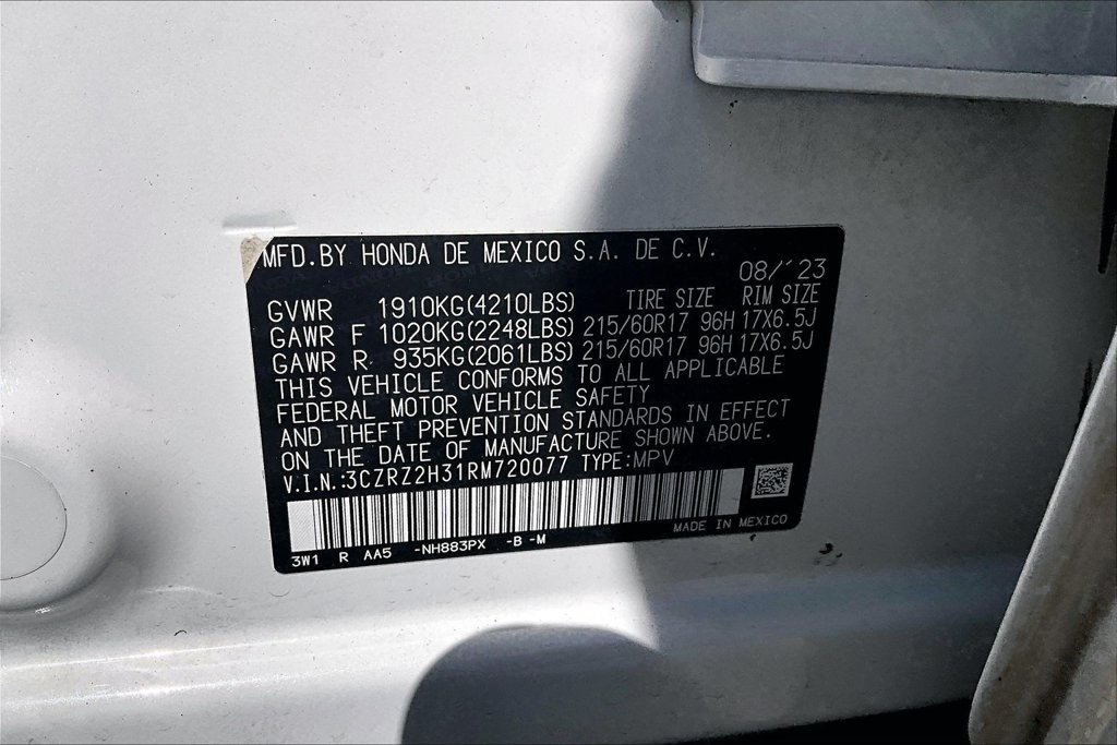 Used 2024 Honda HR-V LX image 3