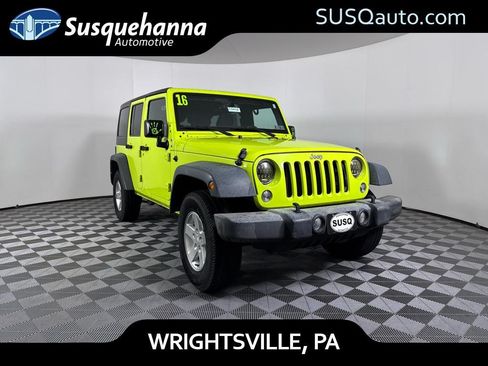 Used 2016 Jeep Wrangler Unlimited Sport w/ Quick Order Package 23S AWD/4WD image 1