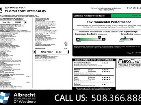 New 2026 RAM 2500 Rebel w/ Rebel Level 2 Equipment Group AWD/4WD image 29