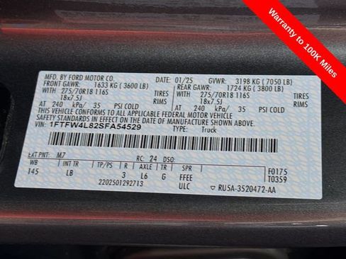 Used 2025 Ford F150 Tremor w/ Bed Utility Package AWD/4WD image 40