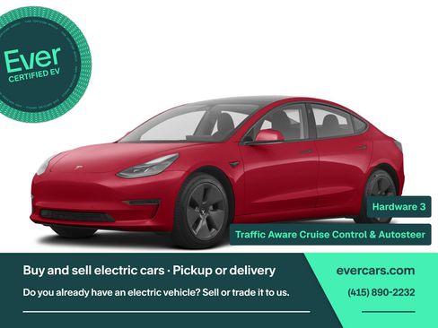 Used 2021 Tesla Model 3 Standard Range Plus RWD image 1