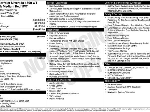 Certified 2025 Chevrolet Silverado 1500 W/T w/ WT Value Package AWD/4WD image 4