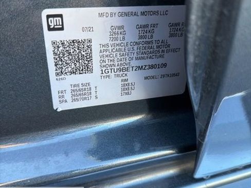 Used 2021 GMC Sierra 1500 SLE w/ X31 Off-Road Package image 64