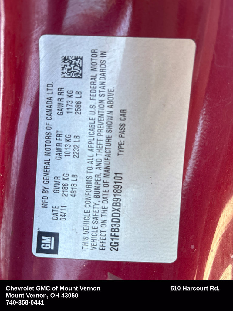 Used 2011 Chevrolet Camaro LT w/ RS Package RWD image 29