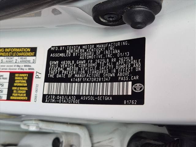 Used 2013 Toyota Camry XLE w/ Leather Pkg FWD image 13