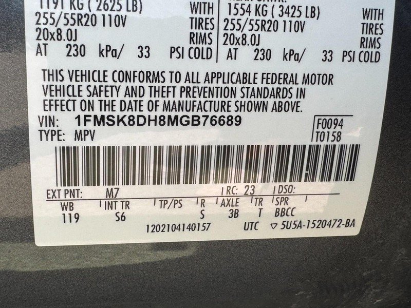 Used 2021 Ford Explorer XLT w/ Equipment Group 202A AWD/4WD image 25