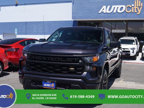 Used 2022 Chevrolet Silverado 1500 Custom AWD/4WD image 1