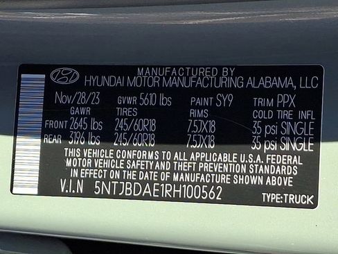 Used 2024 Hyundai Santa Cruz SEL image 30