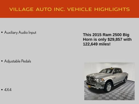 Used 2015 RAM 2500 Big Horn image 21