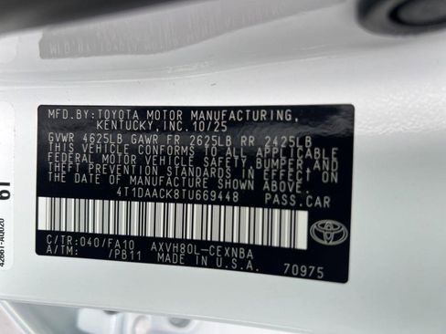New 2026 Toyota Camry LE FWD image 25