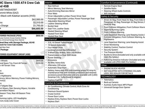 Used 2022 GMC Sierra 1500 AT4 w/ AT4 Preferred Package image 2