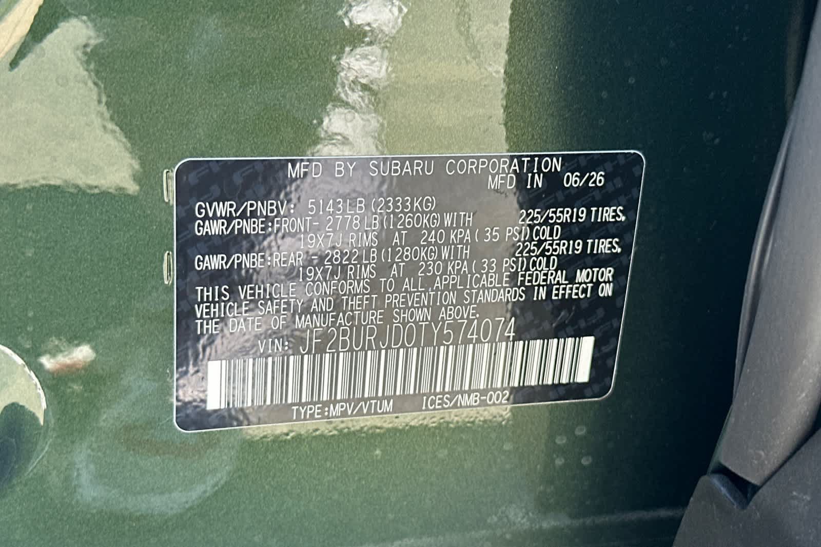 New 2026 Subaru Outback Touring XT AWD/4WD image 27