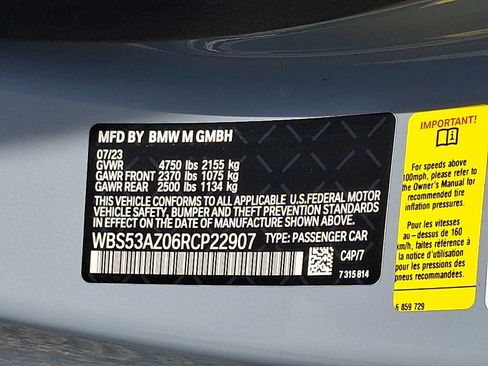 Used 2024 BMW M4 Coupe w/ Parking Assistance Package RWD image 27