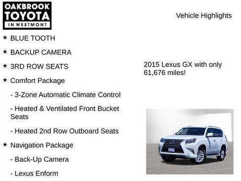 Used 2015 Lexus GX 460 w/ Premium Package AWD/4WD image 5