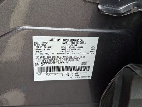 Certified 2024 Ford Edge SEL AWD/4WD image 27