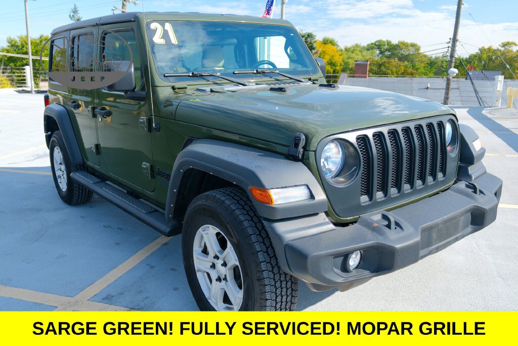 Used 2021 Jeep Wrangler Unlimited Sport AWD/4WD image 3
