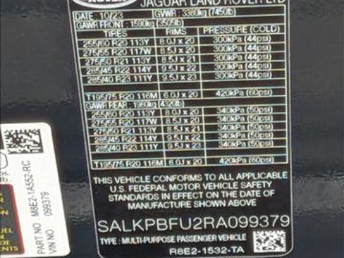 Certified 2024 Land Rover Range Rover Long Wheelbase SE AWD/4WD image 27