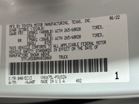 Used 2022 Toyota Tundra SR5 w/ TRD Sport Premium Package image 27