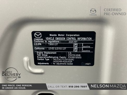 Certified 2025 MAZDA CX-90 3.3 Turbo w/ Preferred Package image 59